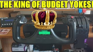 FS2020 The Logitech Flight Yoke System  The 👑KING👑 of Budget Yokes [upl. by Anastice]