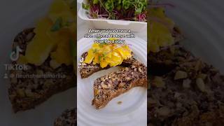 GrainFree Multiseed High Protein  High Fibre Bread 🌿🍞 shorts homemadebread bread recipe yum [upl. by Eissirhc31]