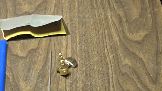 How to repair a guitar tunning peg with a burr [upl. by Gennie]