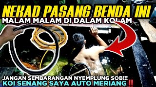 🔴 CARA PASANG SELANG UNIRING DI DALAM KOLAM  JANGAN ASAL NYEMPLUNG KOLAM⁉️ TIPS2 [upl. by Corson]