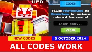 NEW CODES UPD Pixel Tower Defense ROBLOX  ALL CODES  OCTOBER 6 2024 [upl. by Eidnim]