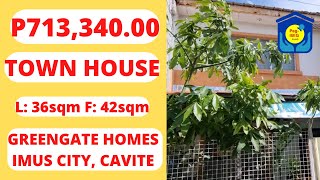 GREENGATE HOMES  IMUS CAVITE  PAGIBIG FORECLOSED PROPERTY  NOYPI INVESTOR [upl. by Chic870]