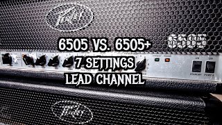 Peavey 6505 vs 6505 Metal Rhythm  Lead Channel [upl. by Zacharie]