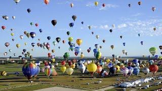 Festival mundial de globos aerostáticos en el noreste de Francia [upl. by Arella600]