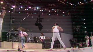 Queen Live Aid 1985  Bohemian Rhapsody  Radio Ga Ga [upl. by Aivatahs]