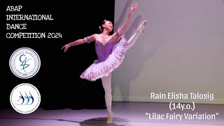 BDA  Rain Elisha Talosig 14yo  Lilac Fairy Variation Finalist for AIDC 2024 [upl. by Eelyme125]