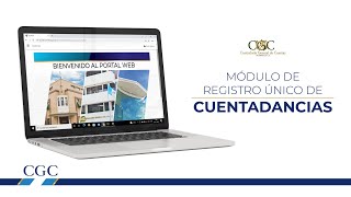 Vídeo Tutorial Módulo de Registro Único de Cuentadancias Usuario Externo [upl. by Joshi546]