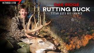 Oak Ridge Rutting Buck  Tytan Gets his Chance  Bowhunting Whitetails w Bill Winke [upl. by Aihn]