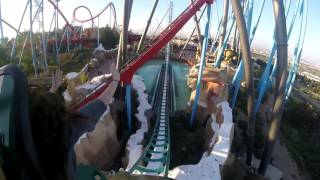 Shambhala OnRide amp OffRide POV PortAventura World 60FPS [upl. by Nareik]