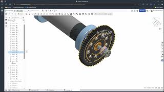 différentiel arrière a billes openrc modelisation onshape [upl. by Koffman]