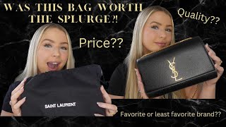 The MOST GORGEOUS YSL bag ever  Saint Laurent Medium Kate [upl. by Ilowell]