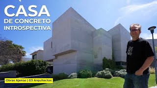 CASA DE CONCRETO que CREA sus propios AMBIENTES NATURALES  Obras Ajenas  G3 Arquitectos [upl. by Oj]