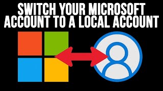 How to Convert Your Microsoft Account to a Local Account and Vice Versa in Windows 10 [upl. by Lurette]