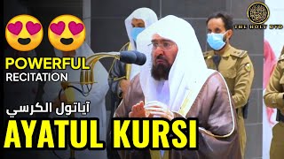 Ayatul Kursi Powerful Recitation By Sheikh Sudais  Sudais  Abdul Rahman Al Sudais  The holy dvd [upl. by Notneuq670]