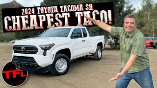 I Drive the CHEAPEST New 2024 Toyota Tacoma 4x4  First Drive Review [upl. by Ahtikal]