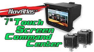 NavAtlas 7 Inch Command Center w Dual DVR  Polaris RZR [upl. by Netsrejk]