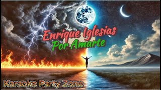 Karaoke  Enrique Iglesias   Por amarte [upl. by Sama629]