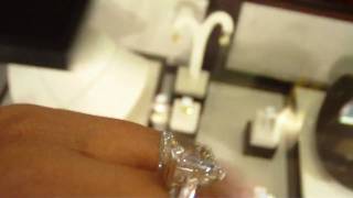 105 carat emerald cut diamond ring worth 13 million dollars [upl. by Ahsenal]