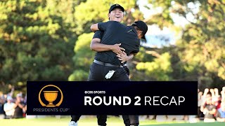 International team FIRES BACK sweeping all five foursomes on Day 2 of Presidents Cup [upl. by Ajnos253]