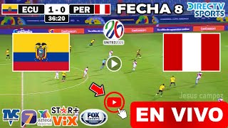 Ecuador vs Perú en vivo donde ver a que hora juega Ecuador vs Perú Eliminatorias Conmebol 2024 [upl. by Millford532]