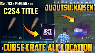 All Sukuna Fingers Location  Jujutsu Crate  Jujutsu Kaisen Mode  erangel [upl. by Toor]