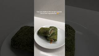 Glutenfree TWO ingredient spinach wrap🥰 healthyrecipes mealplanning highprotein [upl. by England178]