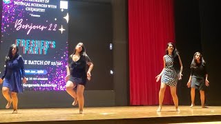 Dance Performance in college freshers  Hindu College  Delhi University [upl. by Adiazteb]