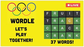 Olympic Wordle Can You Guess All 37 Words [upl. by Annawd937]