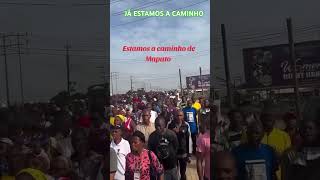 A marcha do povo moçambicano mocambique africamocambique noticias news [upl. by Rufena]