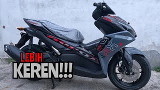 NEW ‼️ YAMAHA AEROX 155 vva 2023 Warna HITAM  GARANG amp SPORTY [upl. by Kalvin250]