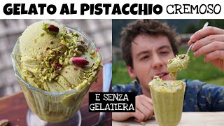 GELATO AL PISTACCHIO come farlo in casa con metodo semplice e senza gelatiera  Davide Zambelli [upl. by La942]