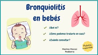 BRONQUIOLITIS EN BEBÉS [upl. by Daeriam]