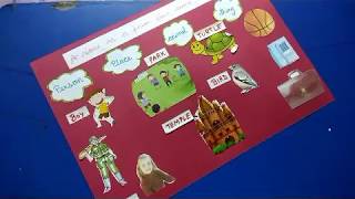 How to Make Noun Collage  Noun Chart noun school activity [upl. by Fagan]