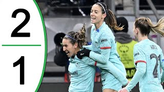 Barcelona vs Brann 21 Highlights amp Goals  Womens Champions League 2024 [upl. by Dylan70]