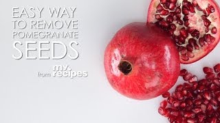 The Easiest Way to Remove Pomegranate Seeds  MyRecipes [upl. by Einimod]