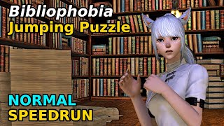 FFXIV  quotBibliophobiaquot Jumping Puzzle Speedrun [upl. by Slaughter]