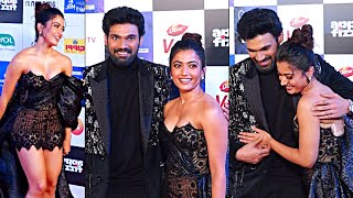 Rashmika Mandanna Tight Hug To Bellamkonda Sai Sreenivas  Rashmika Mandanna Latest Videos  DC [upl. by Bannon]