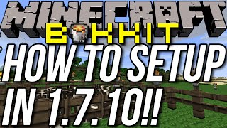 How To Start A Bukkit Server In Minecraft 1710 [upl. by Llewxam]