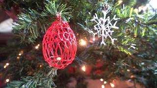 Simple 3Doodler Ornament Tutorial [upl. by Pry]