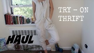 Try  On Thrift Haul  Vintage finds ampamp Limited Edition Free People [upl. by Dewey]