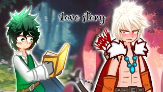 Love story 🧡💚  BKDK medieval  gacha life [upl. by Eanert980]