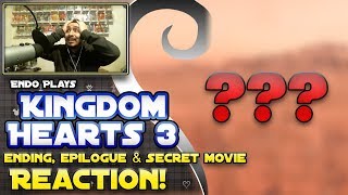 EP 23 Ending Epilogue amp Secret Movie REACTION  Kingdom Hearts III [upl. by Duer]