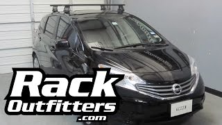 Nissan Versa Note Thule Rapid Traverse BLACK AeroBlade Roof Rack 1416 by Rack Outfitters [upl. by Renate]