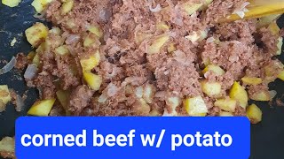 CORNED BEEF NA MAY PATATAS  SIMPLING ULAM [upl. by Anytsyrk]