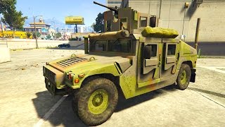 GTA 5  M1116 Humvee UpArmored Mod Showcase [upl. by Yreffej10]