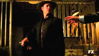 Justified Season 3 Finale  Bobby Quarles Disarmed by Mr Limehouses Butcher Cleaver [upl. by Toblat]