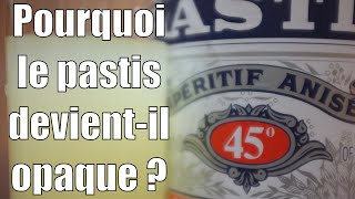 Pourquoi le pastis devientil opaque quand on lallonge [upl. by Oeram562]