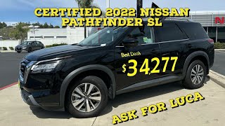 2022 Nissan Pathfinder SL  Certified PreOwned [upl. by Nodnnarb]