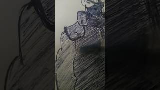 Kakashi pen art my best pen art anime naruto [upl. by Eniamert89]