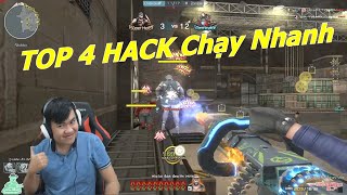 TOP 4 Vũ Khí Có Khả Năng HACK Chạy Nhanh Trong CF  Tiền Zombie v4 [upl. by Akerue829]